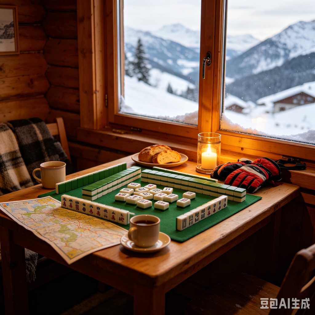 modern oriental mahjong set