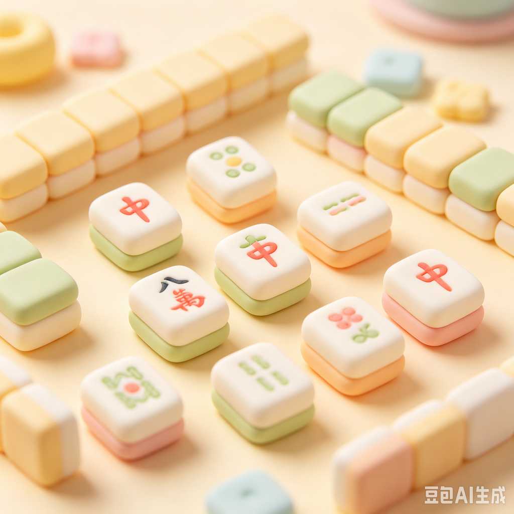 consistent color mahjong tiles