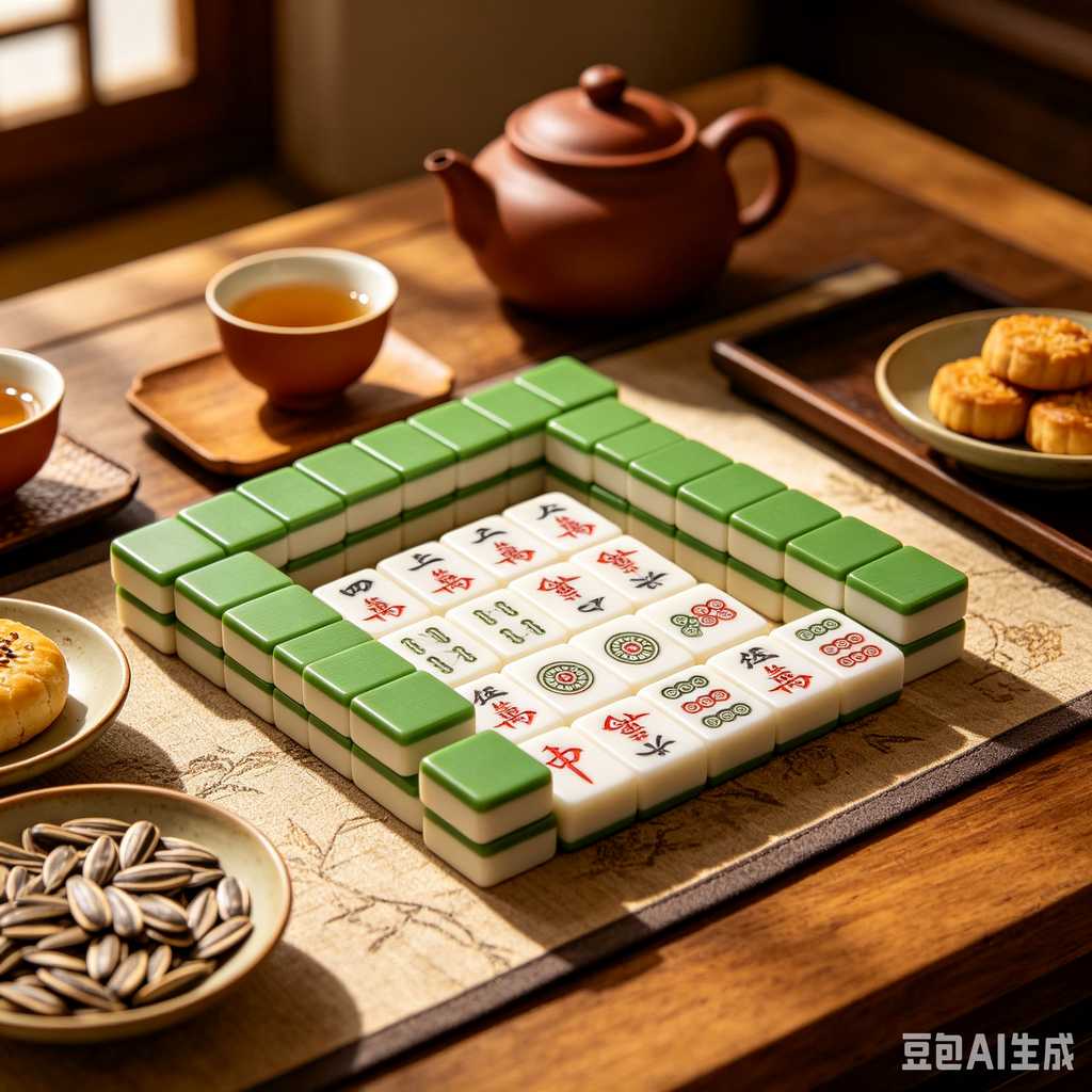 smooth print surface mahjong tiles