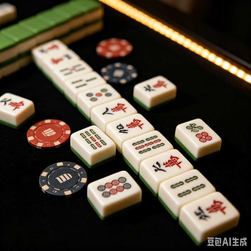 decorative mahjong tiles set